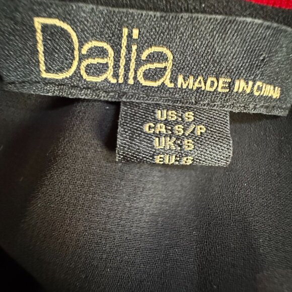 Dalia Velvet Burnout Tunic Top S Sheer Blk Floral Fairy Grunge Whimsigoth Witchy - Picture 6 of 8